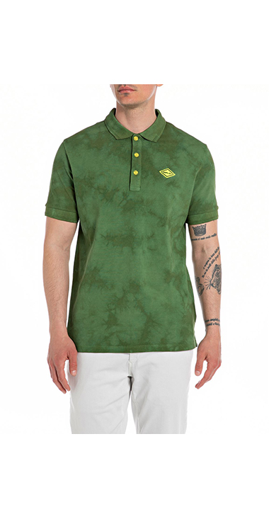 タイダイコットンピケポロシャツ